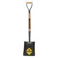 Structron #2 Square Point Shovel, Steel Blade, 27 in L Natural Hardwood Handle 49173