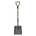 Seymour Midwest #2 16 ga Square Point Shovel, Steel Blade, 26 in L Natural Hardwood Handle 49142