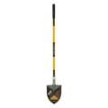 Structron 14 ga Irrigation Shovel, Steel Blade, 48 in L Yellow Premium Fiberglass Handle 49735