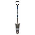 Seymour Midwest 14 ga Drain Spade Shovel, 26 in L Blue Industrial Grade Fiberglass Handle 49457