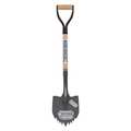 Seymour Midwest 14 ga Forward Turn Step Super Shovel, Steel Blade, 29 in L Natural Hardwood Handle 49164