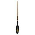 Seymour Midwest 14 ga Front Turn Step Drain Spade Shovel, Steel Blade, 48 in L Natural Hardwood Handle 49346