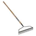 Seymour Midwest 14-tine Bow Rake with 54"L Hardwood Handle 42355