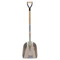 Seymour Midwest Scoop Shovel, Heavy Aluminum Blade, 40 in L American Ash Wood Handle 49242