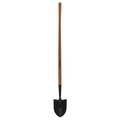 Seymour Midwest Round Point Shovel, Tempered Steel Blade, 44 in L Hard Wood Handle 60700