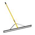 Midwest Rake Straight Squeegee, 36", 66" Ylw Handle 75036