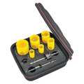 Starrett DCH Doorlock Kit, w/ 6 Hole Saws, Arbors KDC06034-N