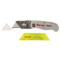 Starrett Aluminum Die-Cast Pocket Utility Knife, Folding Retractable Utility KUXP010-N