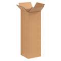 Partners Brand Tall Corrugated Boxes, 8"x8"x24", Kraft, PK25 8824