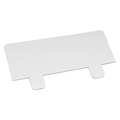 Partners Brand Tray Counter Display Header Card, White, 10/Bundle MDIS101H