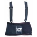 Partners Brand Universal Waist Back Support Belt, Gray, 1/Each BSB101S