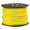 Partners Brand Twisted Polypropylene Rope, 1/2", 3,800 lb, Yellow, 600'/Case TWR108