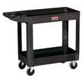 Partners Brand Rubbermaid® Utility Cart, 45" x 26" x 33", Black, 1/Each RUB163