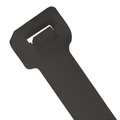 Partners Brand UV Cable Ties, 80#, 14", Black, 100/Case CTUV1480