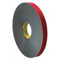 3M 3M™ 4646 VHB™ Tape, 25.0 Mil, 1" x 5 yds., Gray, 1/Case VHB464601R