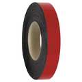 Partners Brand Warehouse Labels, Magnetic Rolls, 1" x 50', Red, 1/Case LH126