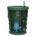 Little Giant Pump Sewage System, 4/10HP, 4inx2in, PSC, 8.5A 509679