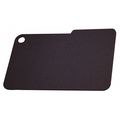 Zoro Select Black Acrylic/PVC Sheet Stock 12" L x 12" W x 0.063" Thick 500859-1