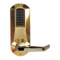 Kaba E-Plex Electronic Locks, 5000, Bright Brass E5031SWL-605-41