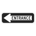 Lyle Enter Sign For Parking Lots, 6 in H, 18 in W, Aluminum, Horizontal Rectangle, T1-1857-EG_18x6 T1-1857-EG_18x6