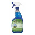 Zep Liquid Glass Cleaner, 1 qt., Blue, Pleasant, Trigger Spray Bottle, 12 PK 117001