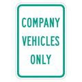 Lyle Company Vehicles Parking Sign, 18" x 12, T1-5298-HI_12x18 T1-5298-HI_12x18