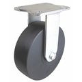 Zoro Select Plate Caster, 4100 lb. Ld Rating, Bk Wheel P27R-NMB060K-16