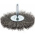 Zoro Select Wire Wheel Brush, 0.0118" dia. Wire 66254443308