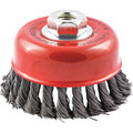 Zoro Select Cup Brush, Wire 0.020" dia., Carbon Steel 66252838787