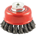 Zoro Select Cup Brush, Wire 0.020" dia., Carbon Steel 66254443025