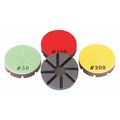 Husqvarna Polishing Pad, w/ (4) Pads, Grit 100 542868131