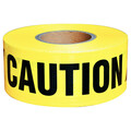 Zoro Select Barricade Tape, Caution, Yellow, Roll 3" Y35M31000C-12