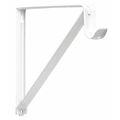 Knape & Vogt Closet Bracket, Steel, 500 lb. 0045-WTS