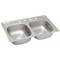 Zoro Select Drop-In Sink, 4 Hole, Satin Finish 86100