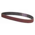 Zoro Select Sanding Belt, Coated, 1/2 in W, 18 in L, P120 Grit, Medium, Aluminum Oxide, XP0998W, Brown 78072775799