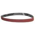 Zoro Select Sanding Belt, Coated, 1 in W, 42 in L, P80 Grit, Coarse, Aluminum Oxide, YP0998W, Brown 78072775805