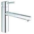 Grohe Manual, Single Hole Only Mount, 1 Hole Straight Kitchen Faucet 31453001