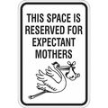 Lyle Expectant Mothers Parking Sign, 18" x 12, T1-1201-EG_12x18 T1-1201-EG_12x18