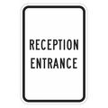 Lyle Entrance Sign, 18 in H, 12 in W, Aluminum, Vertical Rectangle, English, T1-1929-HI_12x18 T1-1929-HI_12x18