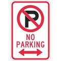 Lyle Fire Lane Parking Sign, 18 in Height, 12 in Width, Aluminum, Vertical Rectangle, English T1-1058-DG_12x18