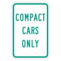 Lyle Compact Car Parking Sign, 18" x 12, T1-5296-EG_12x18 T1-5296-EG_12x18