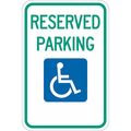 Lyle Reserved Parking Parking Sign, 18" x 12, T1-1001-DG_12x18 T1-1001-DG_12x18