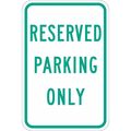 Lyle Reserved Parking Sign, 18" x 12, T1-1203-EG_12x18 T1-1203-EG_12x18
