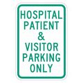 Lyle Visitor & Patient Parking Sign, 18" x 12, T1-2193-HI_12x18 T1-2193-HI_12x18