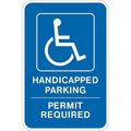 Lyle ADA Handicapped Parking Sign, 18" x 12, T1-1125-EG_12x18 T1-1125-EG_12x18