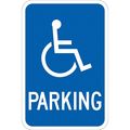 Lyle ADA Handicapped Parking Sign, 18" x 12, T1-1136-EG_12x18 T1-1136-EG_12x18