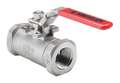 Keckley 3/4" FNPT Carbon Steel Ball Valve Inline BVS3THFCSAGSL-075