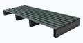 Zoro Select Recycled Rigid PVC Pallet, 18 in L, 48 in W, 4 in H 05000235