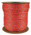 Zoro Select Rope, 600ft, Orng, 215lb., Polyprpylne 340120-00600-666