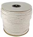 Zoro Select Rope, 600ft, Wht, 5/8 in. Dia., Cotton CTR106-01